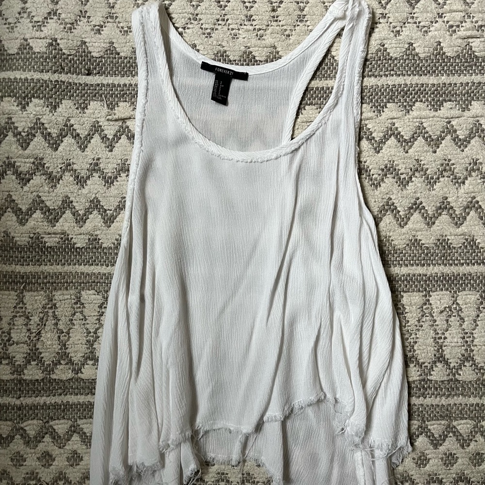 Forever 21 white tank top